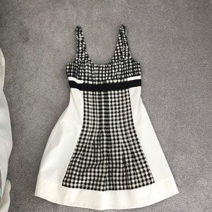 Diane Von Furstenberg Checkered Dress